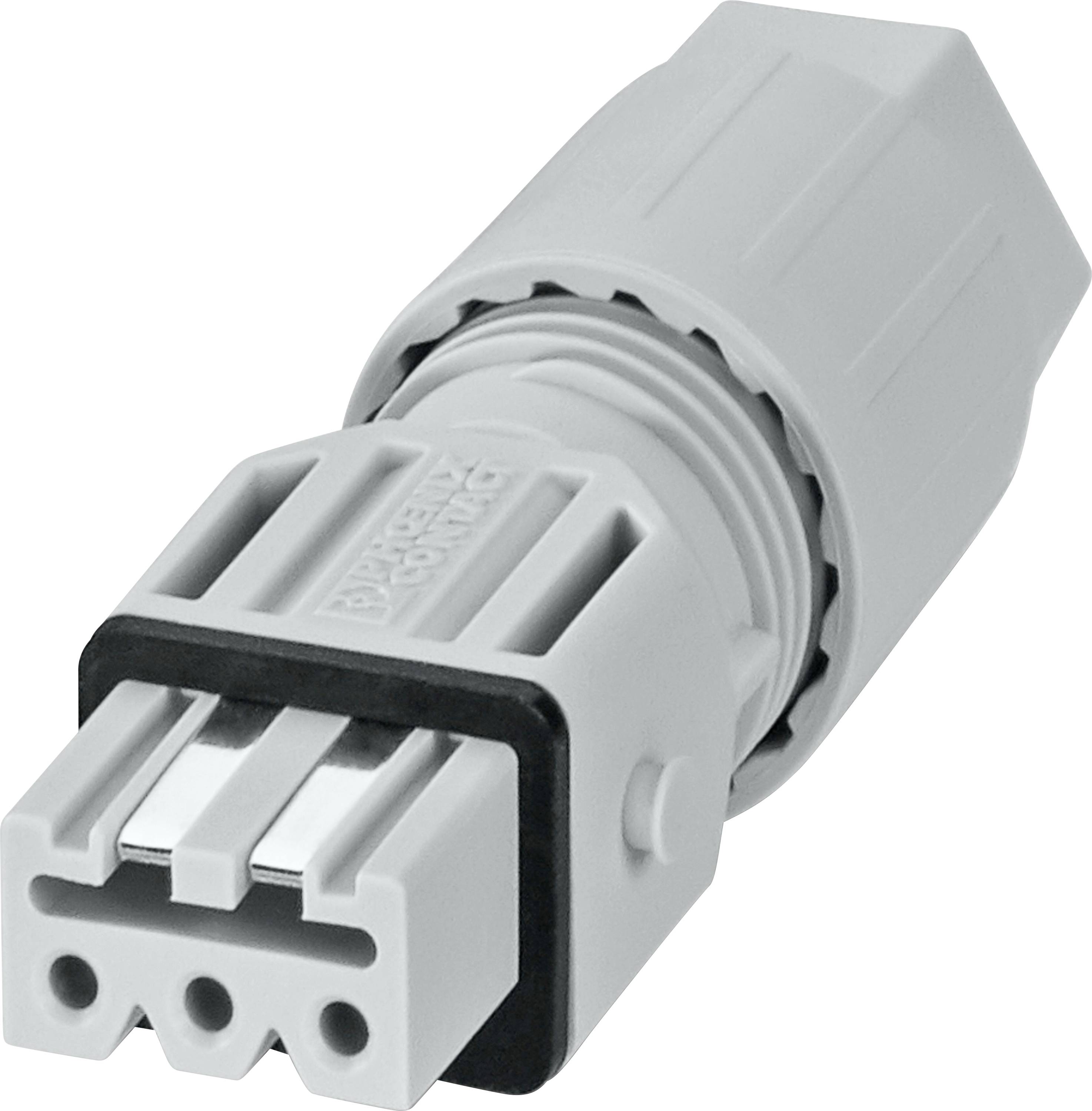 Phoenix Contact 1490380 Steckverbinder Gesamtpolzahl: 4 + PE 16 A, 10 A Grau 1 St.