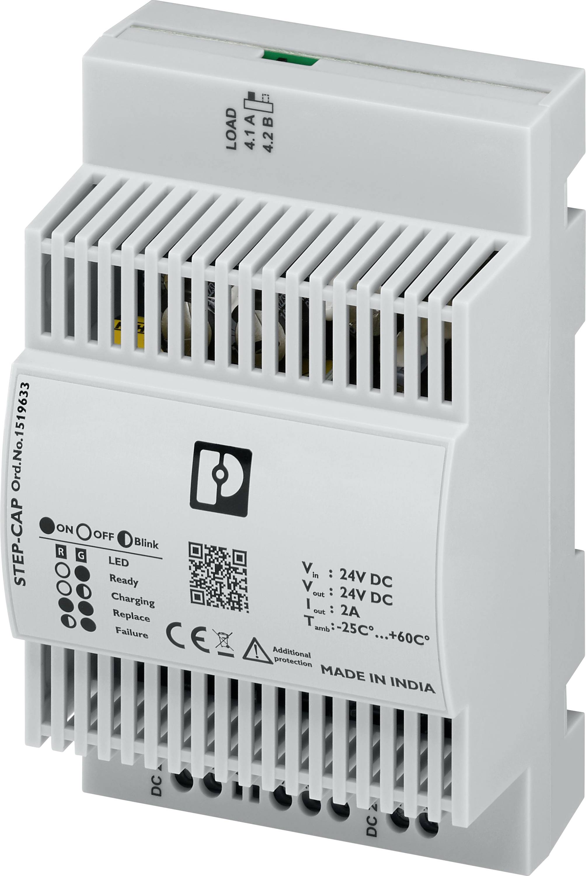 Phoenix Contact STEP-CAP/24VDC/2/0.4KJ Industrielle USV-Anlage (DIN Rail)