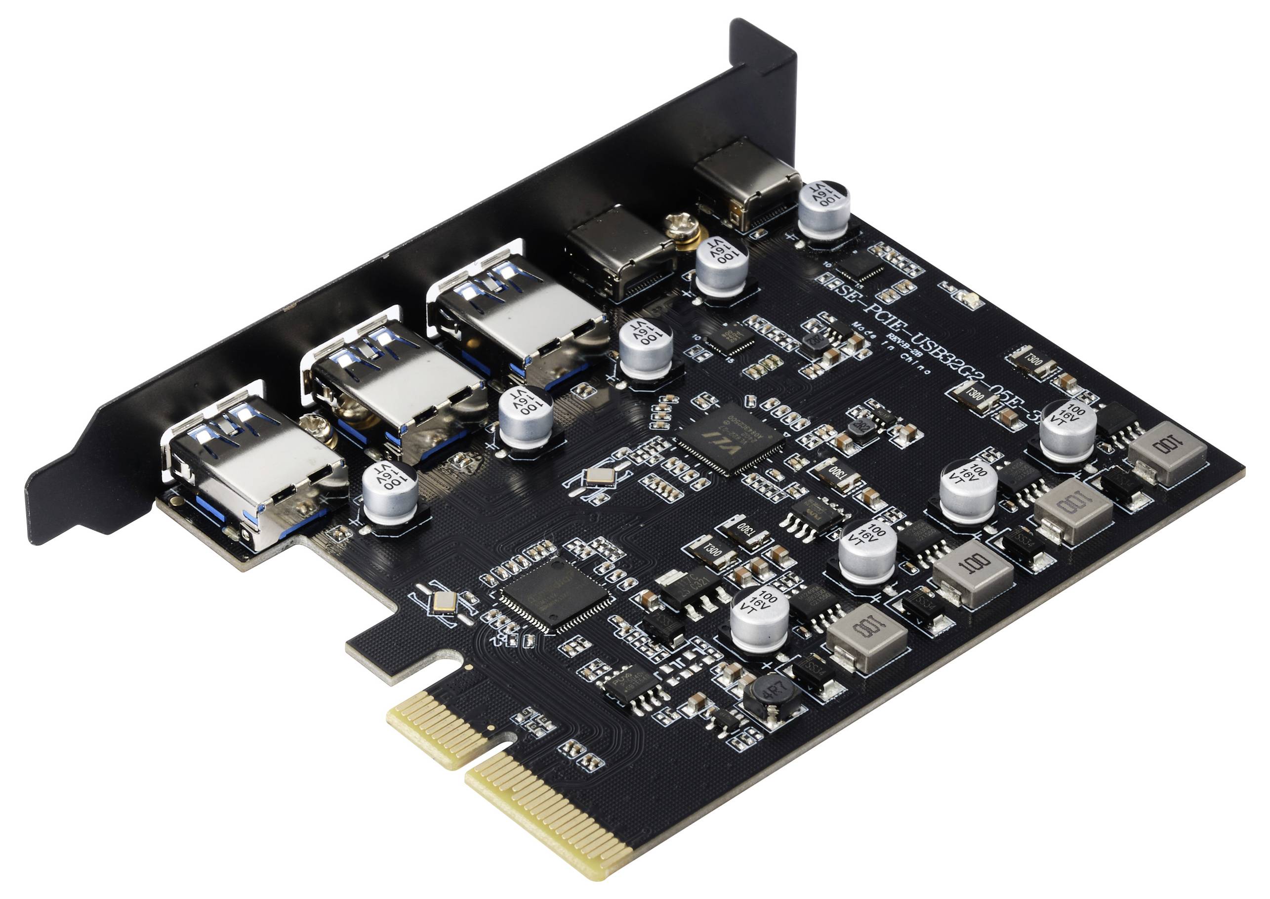 Renkforce RF-6613196 3+2 Port USB 3.2 Gen 2 Controllerkarte USB-C® (USB 3.2 Gen 2)