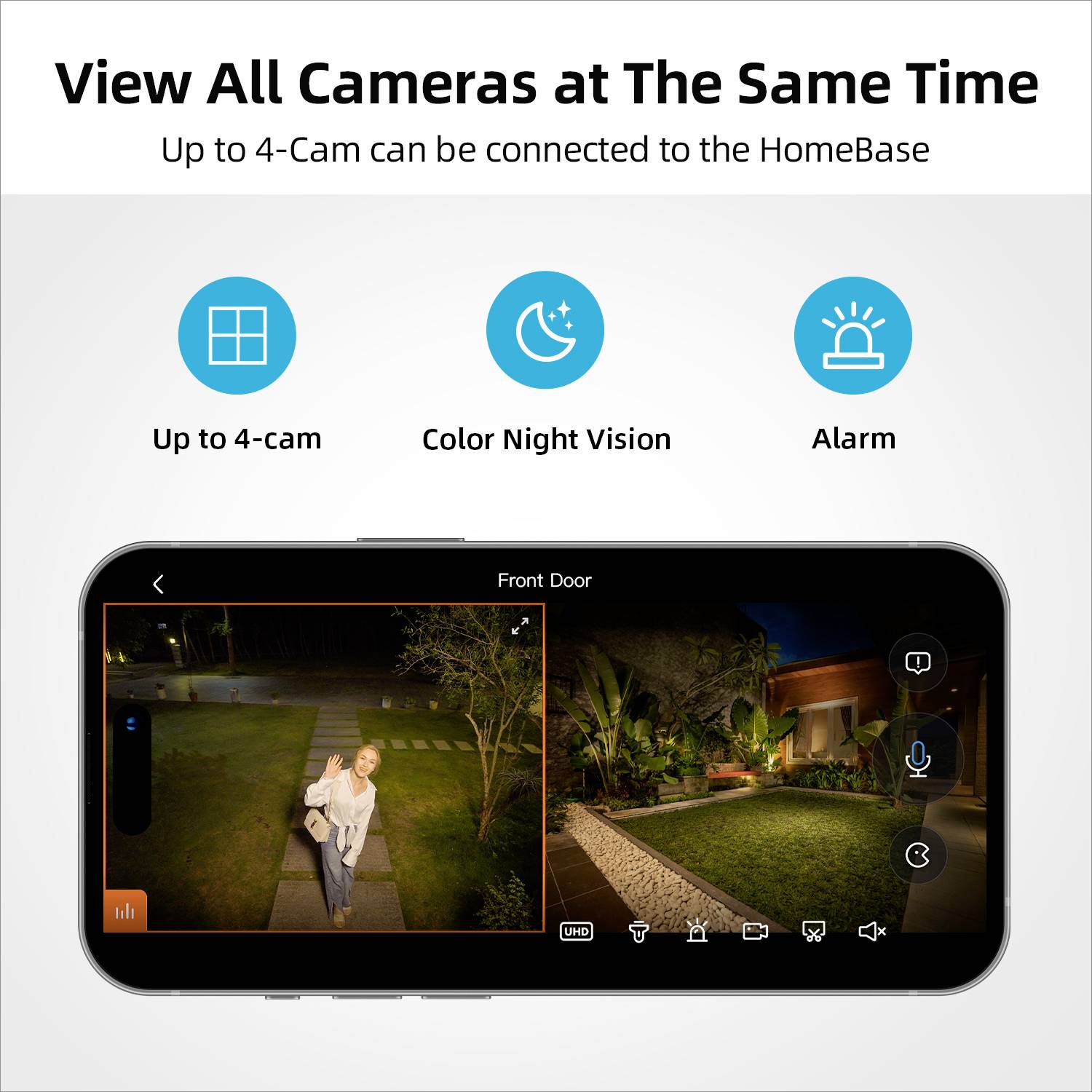 Aosu C7P-2H C7P0.WAEU02000 WLAN IP Überwachungskamera-Set 2048 x 1536 Pixel