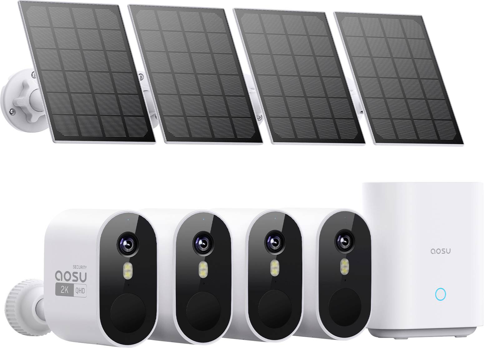 Aosu C7P-4H C7P0.WAEU04000 WLAN IP Überwachungskamera-Set 2048 x 1536 Pixel