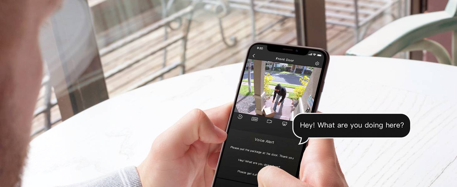 Aosu V8S Video-Türsprechanlage WLAN Komplett-Set 1 Stück Schwarz