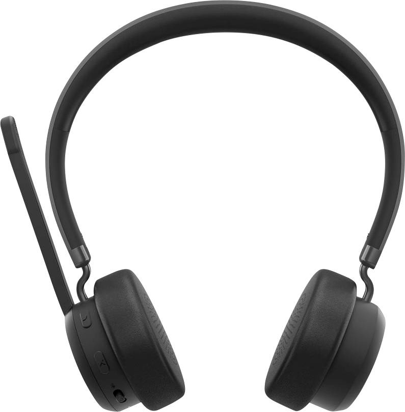 Lenovo 4XD1Q30302 On Ear Headset Bluetooth® Stereo Schwarz Mikrofon-Rauschunterdrückung Headset, Mi