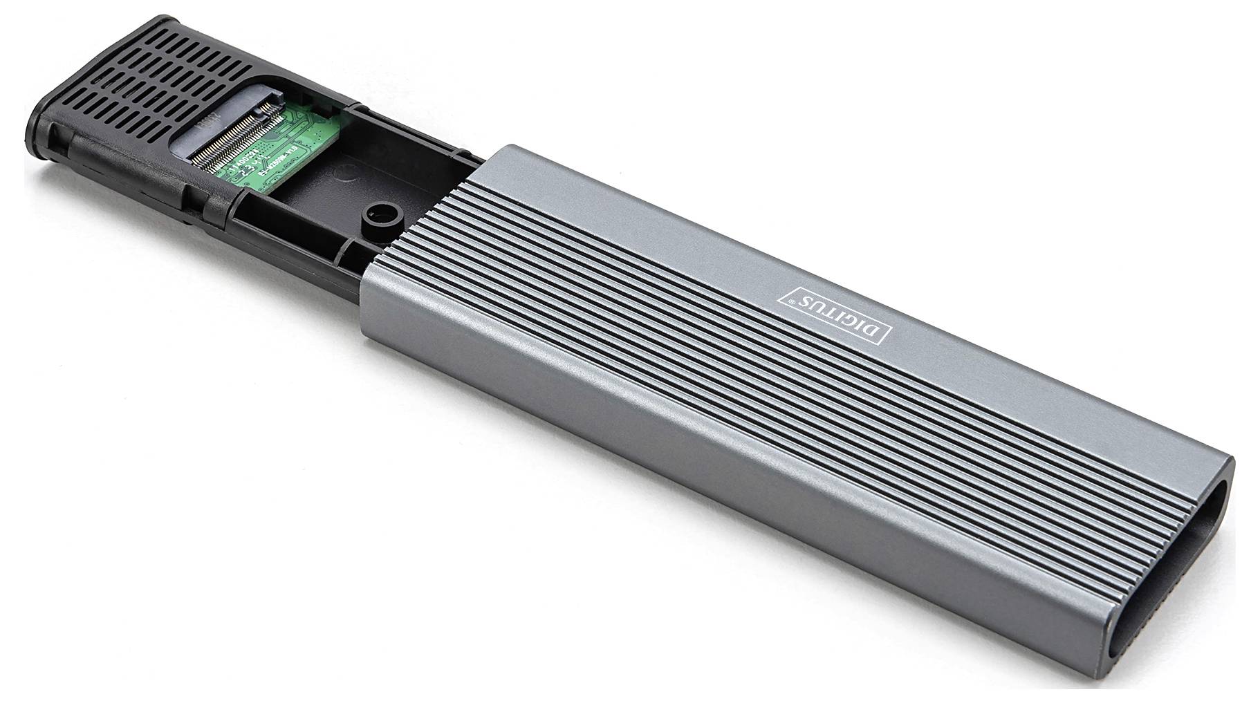 Digitus DA-71120-1 M.2 SSD-Gehäuse USB-C® (USB 3.1 Gen 2) 10 GBit/s M.2 PCIe NVMe 2230, 2242, 2260, 2280 DA-71120-1