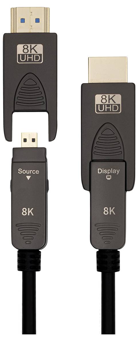Maxtrack HDMI Anschlusskabel 10m Schwarz C504-10ML 8K UHD HDMI-Kabel