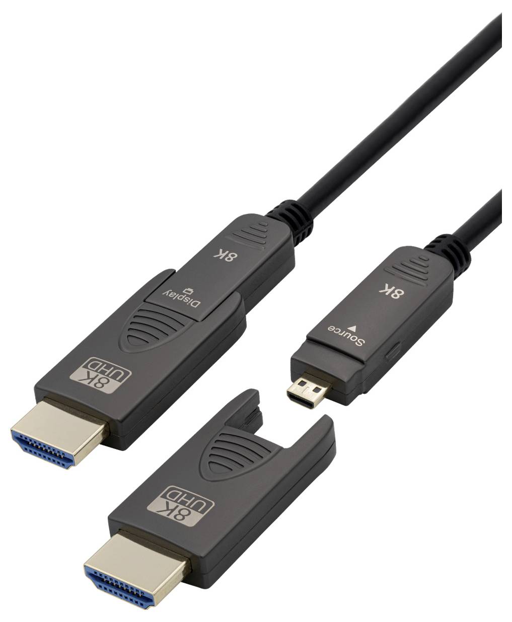 Maxtrack HDMI Anschlusskabel 20m Schwarz C504-20ML 8K UHD HDMI-Kabel