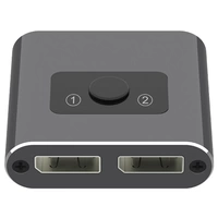 Maxtrack CS38L 2 Port DisplayPort-Switch Grau Maxtrack CS38L 2 Port DisplayPort-Switch Grau