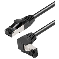Maxtrack TI49-1L RJ45 Netzwerkkabel, Patchkabel CAT 8.1 S/FTP 1m Schwarz 90° nach oben gewinkelt, ammoniakbeständig, Einzelschirm Maxtrack TI49-1L RJ45 Netzwerkkabel, Patchkabel CAT 8.1 S/FTP 1m Schwarz 90° nach oben gewinkelt, ammoniakbeständig, Einzelschirm