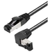 Maxtrack TI49-1L RJ45 Netzwerkkabel, Patchkabel CAT 8.1 S/FTP 1m Schwarz 90° nach oben gewinkelt, ammoniakbeständig, Einzelschirm Maxtrack TI49-1L RJ45 Netzwerkkabel, Patchkabel CAT 8.1 S/FTP 1m Schwarz 90° nach oben gewinkelt, ammoniakbeständig, Einzelschirm