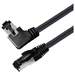 Maxtrack TI51-2L RJ45 Netzwerkkabel, Patchkabel CAT 8.1 S/FTP 2m Schwarz 90° nach rechts gewinkelt, Einzelschirm 1St. Maxtrack TI51-2L RJ45 Netzwerkkabel, Patchkabel CAT 8.1 S/FTP 2m Schwarz 90° nach rechts gewinkelt, Einzelschirm 1St.