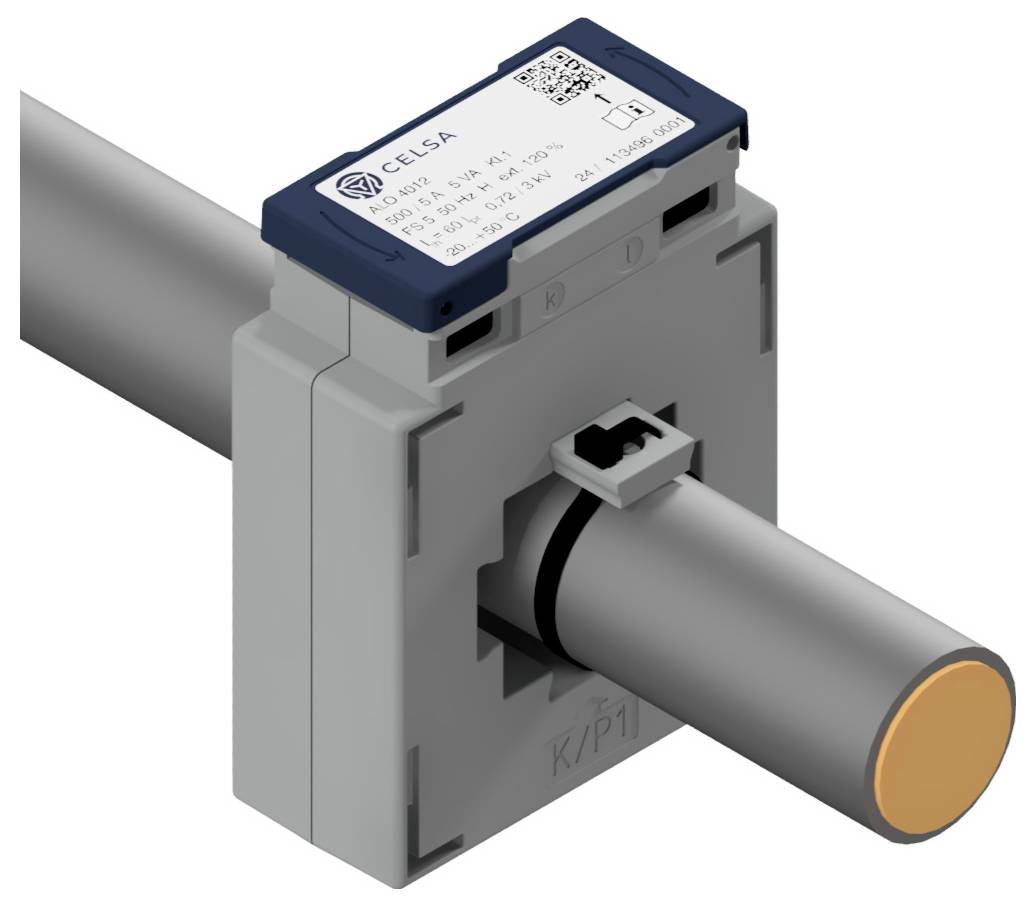 Celsa ALO 4012 600/1A 5VA Kl. 0.5 70142-0387-0500 Aufsteckstromwandler Primärstrom 600 A Sekundärstrom 1 A Leiterdurchführung (H x B):40 x 40 mm Le
