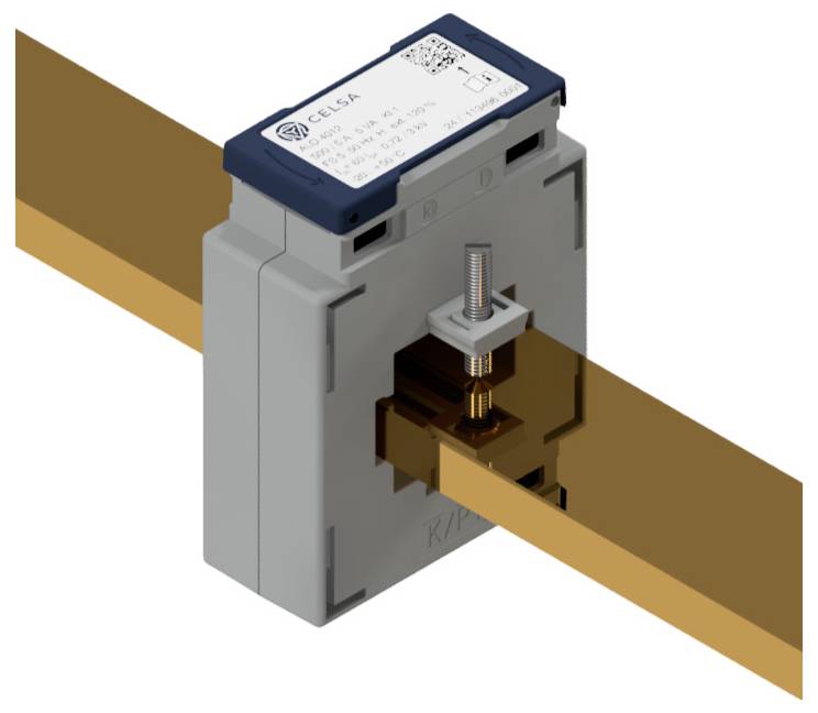 Celsa ALO 4012 600/1A 5VA Kl. 0.5 70142-0387-0500 Aufsteckstromwandler Primärstrom 600 A Sekundärstrom 1 A Leiterdurchführung (H x B):40 x 40 mm Le