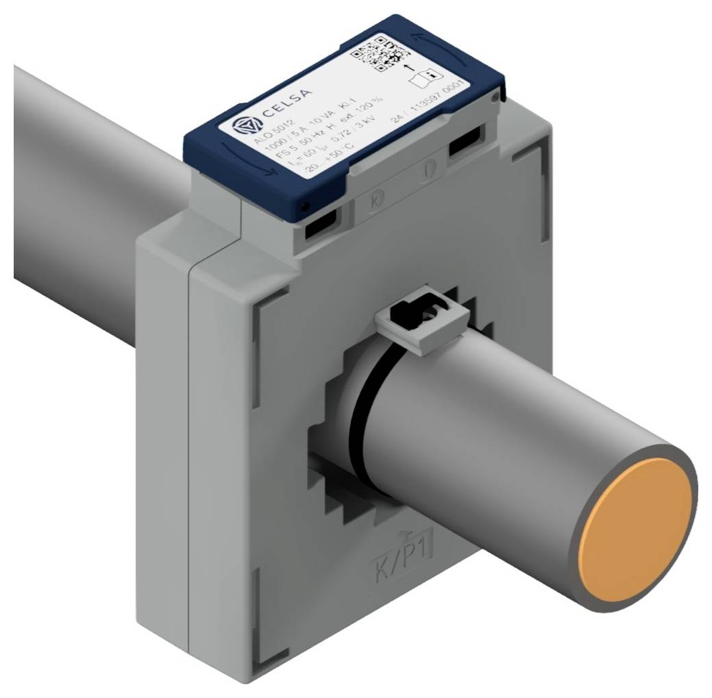 Celsa ALO 5012 400/5A 2.5VA Kl. 1 70142-0514-0250 Aufsteckstromwandler Primärstrom 400 A Sekundärstrom 5 A Leiterdurchführung (H x B):50 x 50 mm Le
