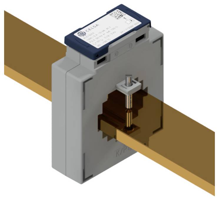 Celsa ALO 5012 400/5A 2.5VA Kl. 1 70142-0514-0250 Aufsteckstromwandler Primärstrom 400 A Sekundärstrom 5 A Leiterdurchführung (H x B):50 x 50 mm Le