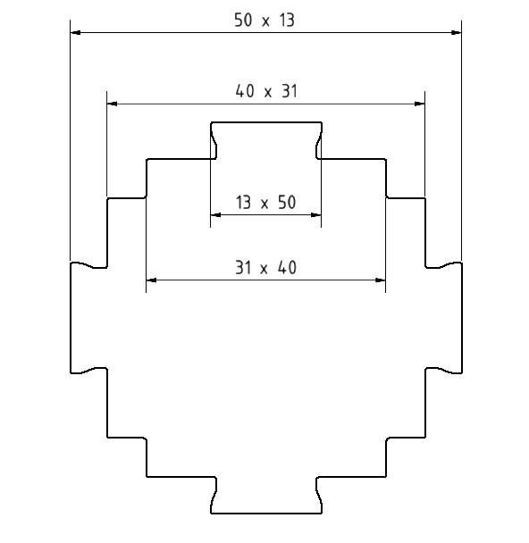 Celsa ALO 5012 200/5A 2.5VA Kl. 1 70142-0462-0250 Aufsteckstromwandler Primärstrom 200 A Sekundärstrom 5 A Leiterdurchführung (H x B):50 x 50 mm Le