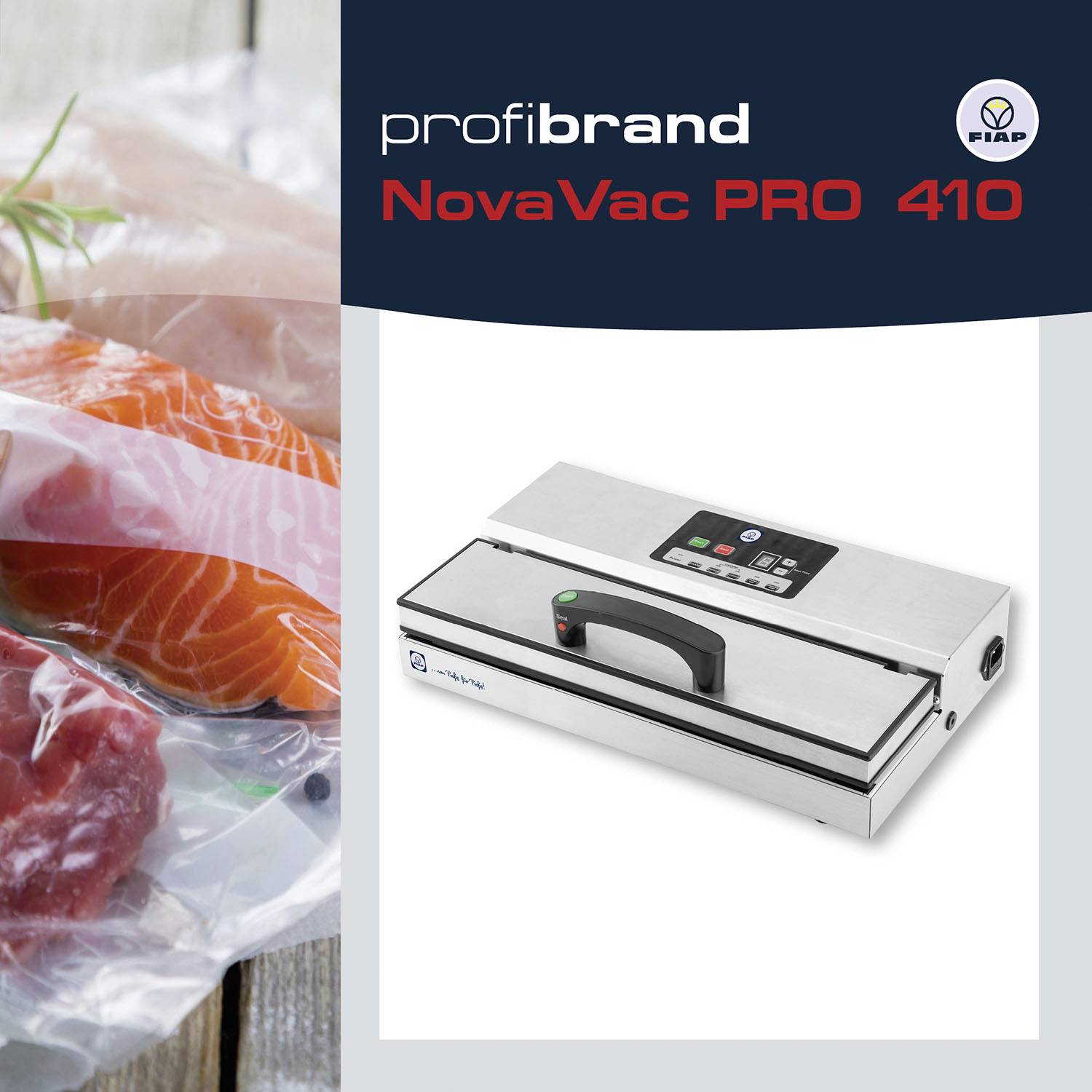 FIAP 2049 NovaVac 410 Vakuumierer (B x H x T) 490 x 145 x 260mm