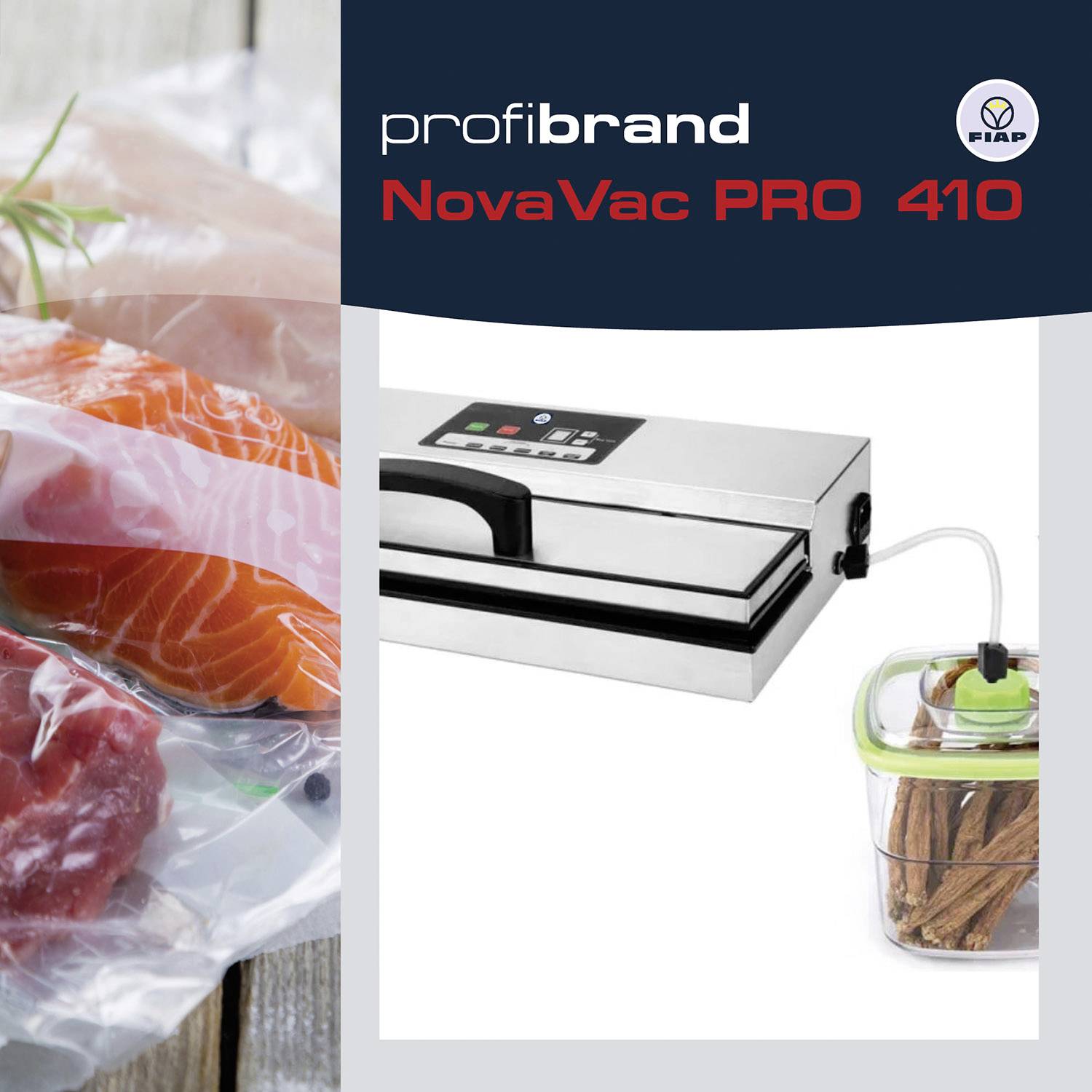 FIAP 2049 NovaVac 410 Vakuumierer (B x H x T) 490 x 145 x 260mm