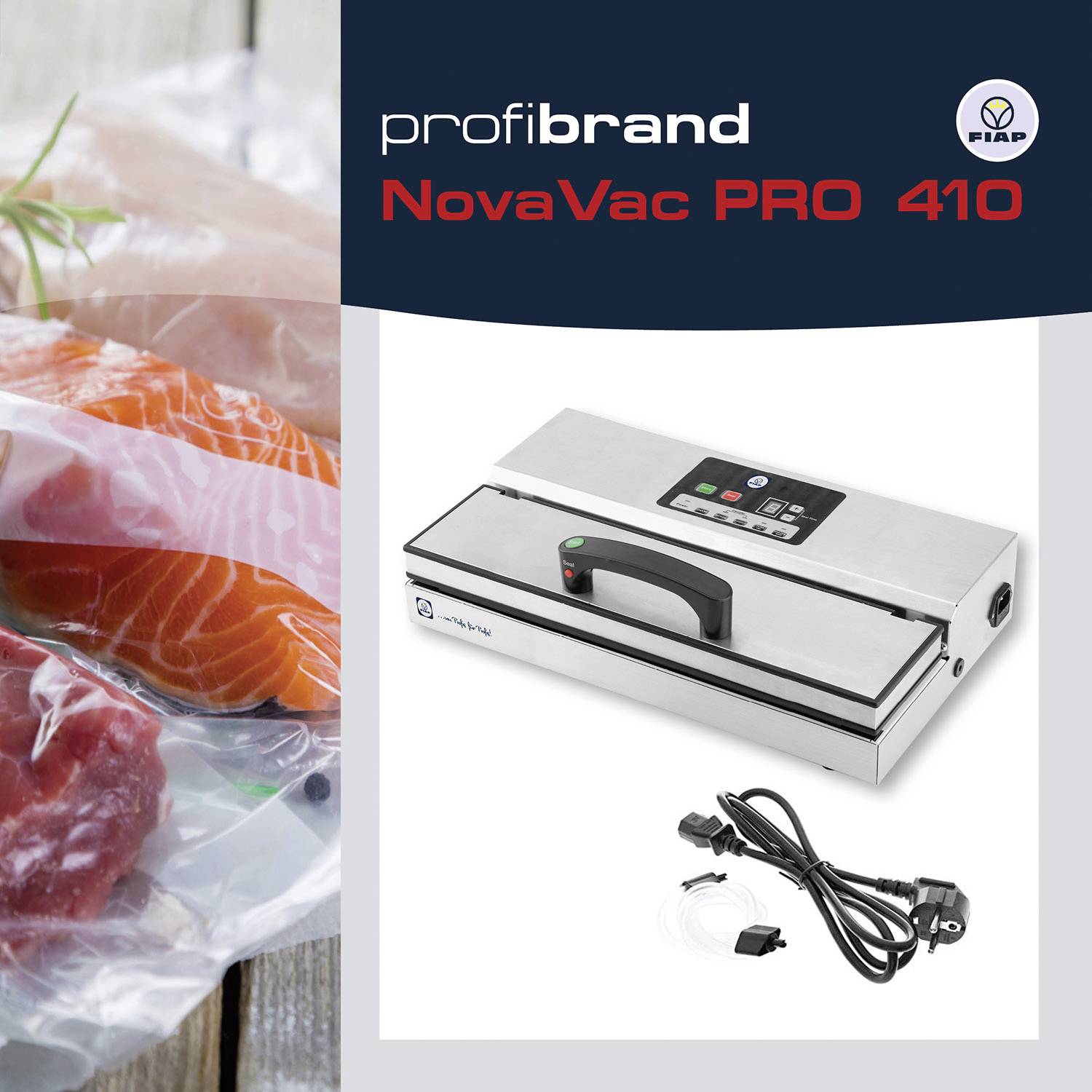 FIAP 2049 NovaVac 410 Vakuumierer (B x H x T) 490 x 145 x 260mm