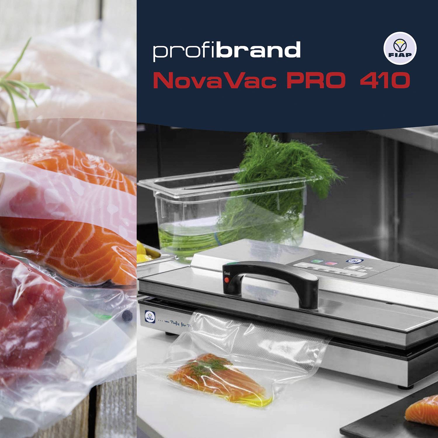 FIAP 2049 NovaVac 410 Vakuumierer (B x H x T) 490 x 145 x 260mm