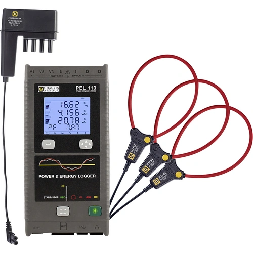 Chauvin Arnoux PEL 113 Set Netz-Analysegerät 3phasig inkl. Stromzangen, mit Loggerfunktion, Energiemessungen, Lastanalysen Chauvin Arnoux PEL 113 Set Netz-Analysegerät 3phasig inkl. Stromzangen, mit Loggerfunktion, Energiemessungen, Lastanalysen
