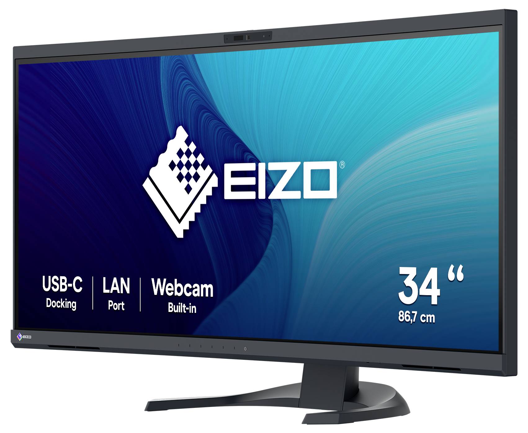 EIZO EV3450XC FlexScan LED-Monitor EEK F (A - G) 86.6 cm (34.1 Zoll) 3440 x 1440 Pixel 21:9 5 ms DisplayPort, HDMI®, USB-A (USB 3.2 Gen 1), USB-C®