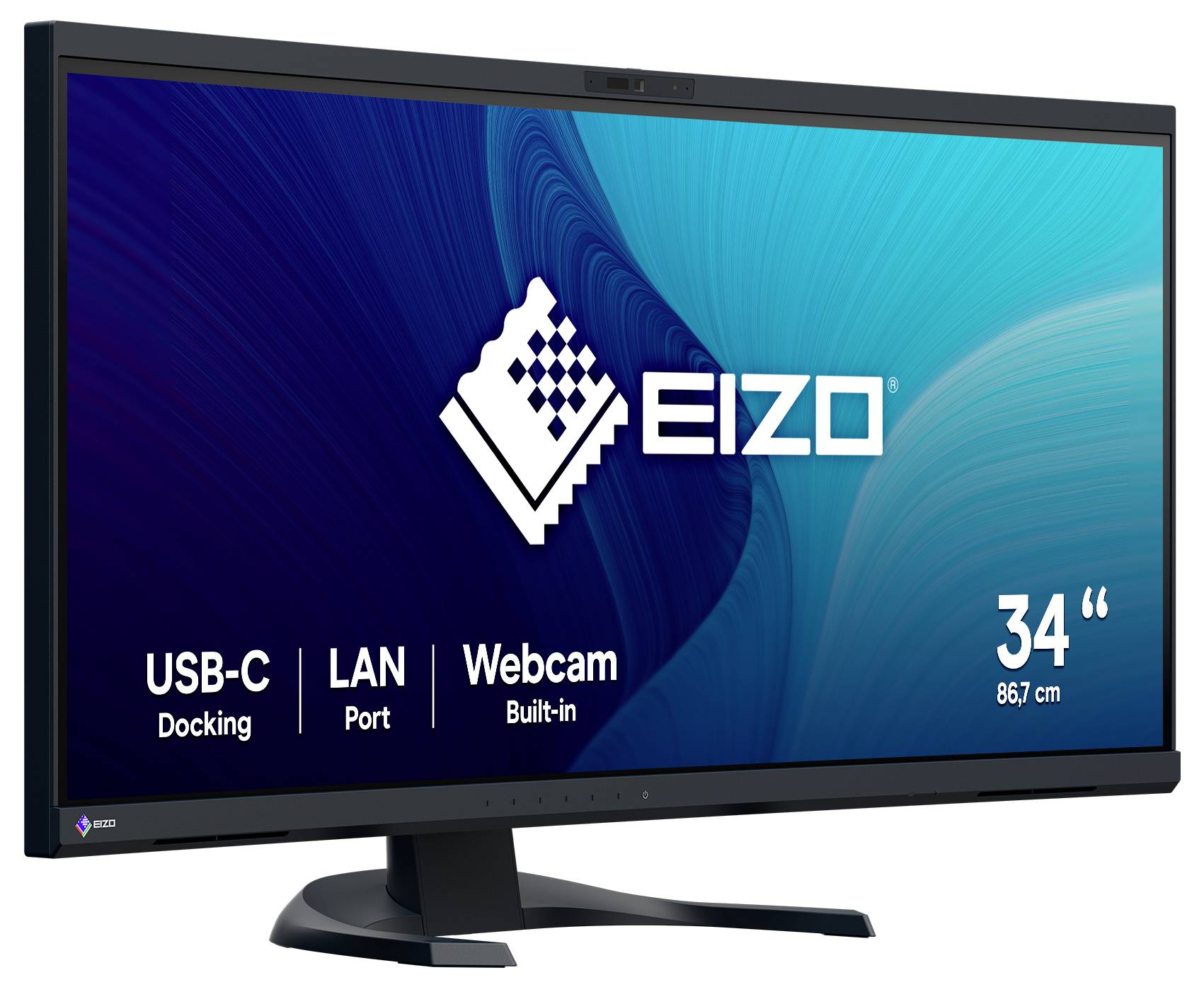 EIZO EV3450XC FlexScan LED-Monitor EEK F (A - G) 86.6 cm (34.1 Zoll) 3440 x 1440 Pixel 21:9 5 ms DisplayPort, HDMI®, USB-A (USB 3.2 Gen 1), USB-C®