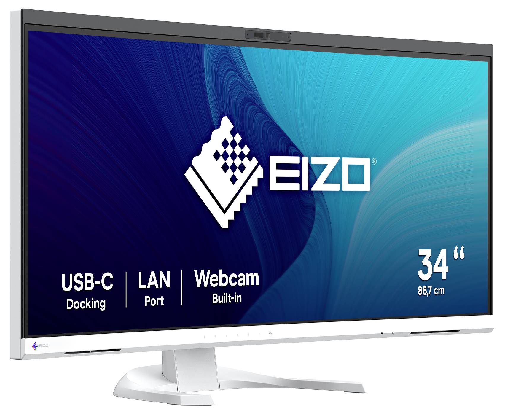 EIZO EV3450XC FlexScan LED-Monitor EEK F (A - G) 86.6 cm (34.1 Zoll) 3440 x 1440 Pixel 21:9 5 ms DisplayPort, HDMI®, USB-A (USB 3.2 Gen 1), USB-C®