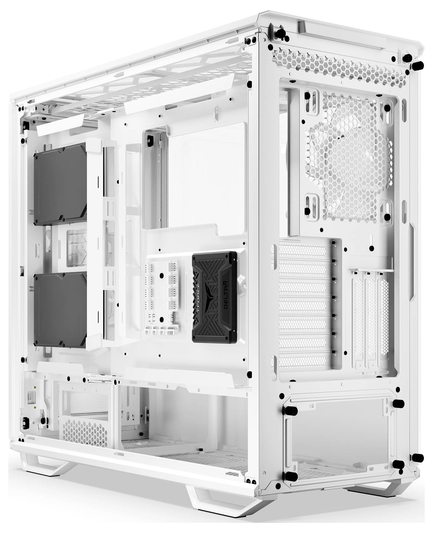 BeQuiet DARK BASE 701 White Midi-Tower PC-Gehäuse Weiß 3 vorinstallierte Lüfter, Seitenfenster