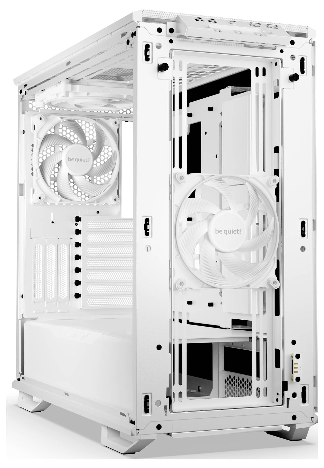 BeQuiet DARK BASE 701 White Midi-Tower PC-Gehäuse Weiß 3 vorinstallierte Lüfter, Seitenfenster