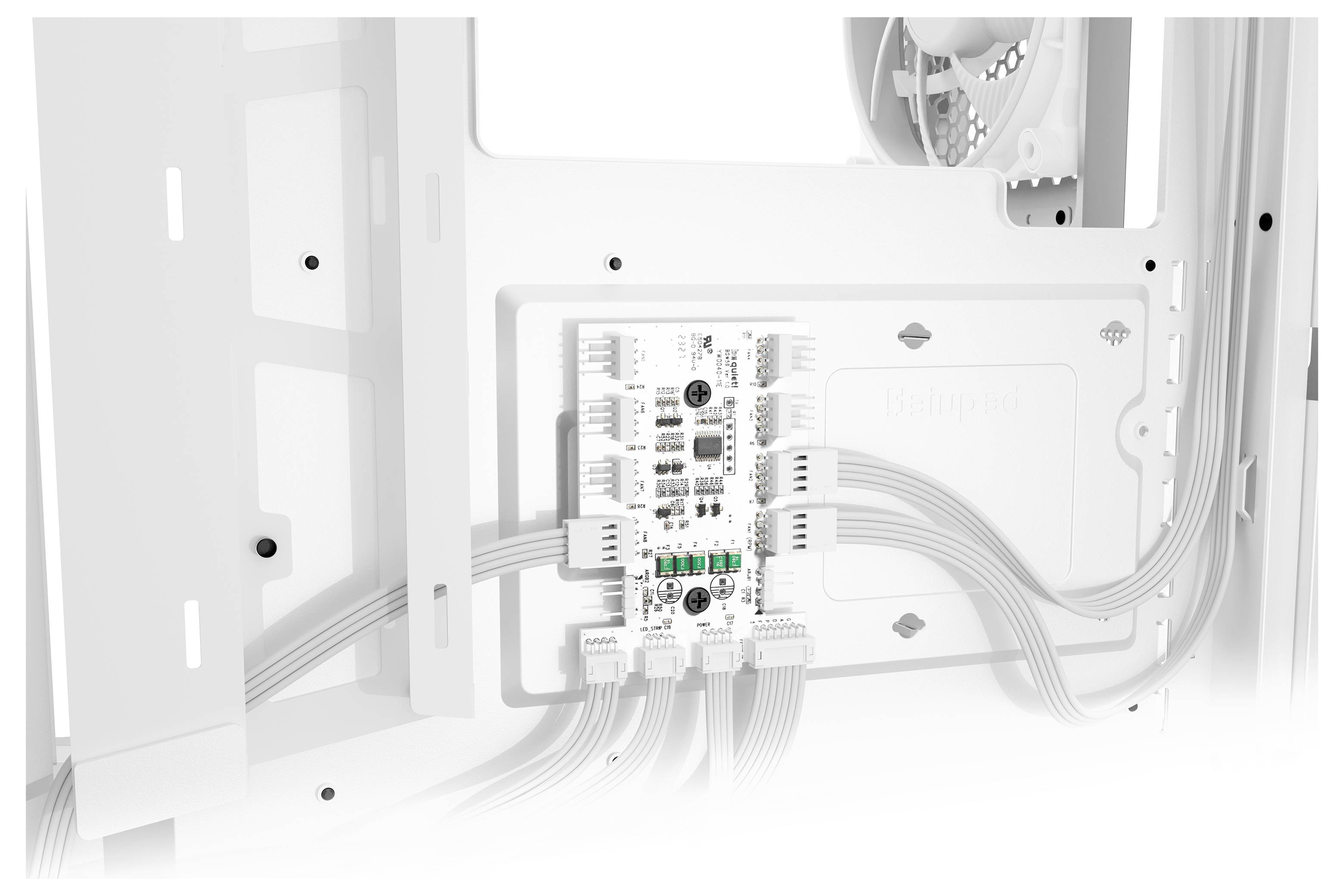 BeQuiet DARK BASE 701 White Midi-Tower PC-Gehäuse Weiß 3 vorinstallierte Lüfter, Seitenfenster