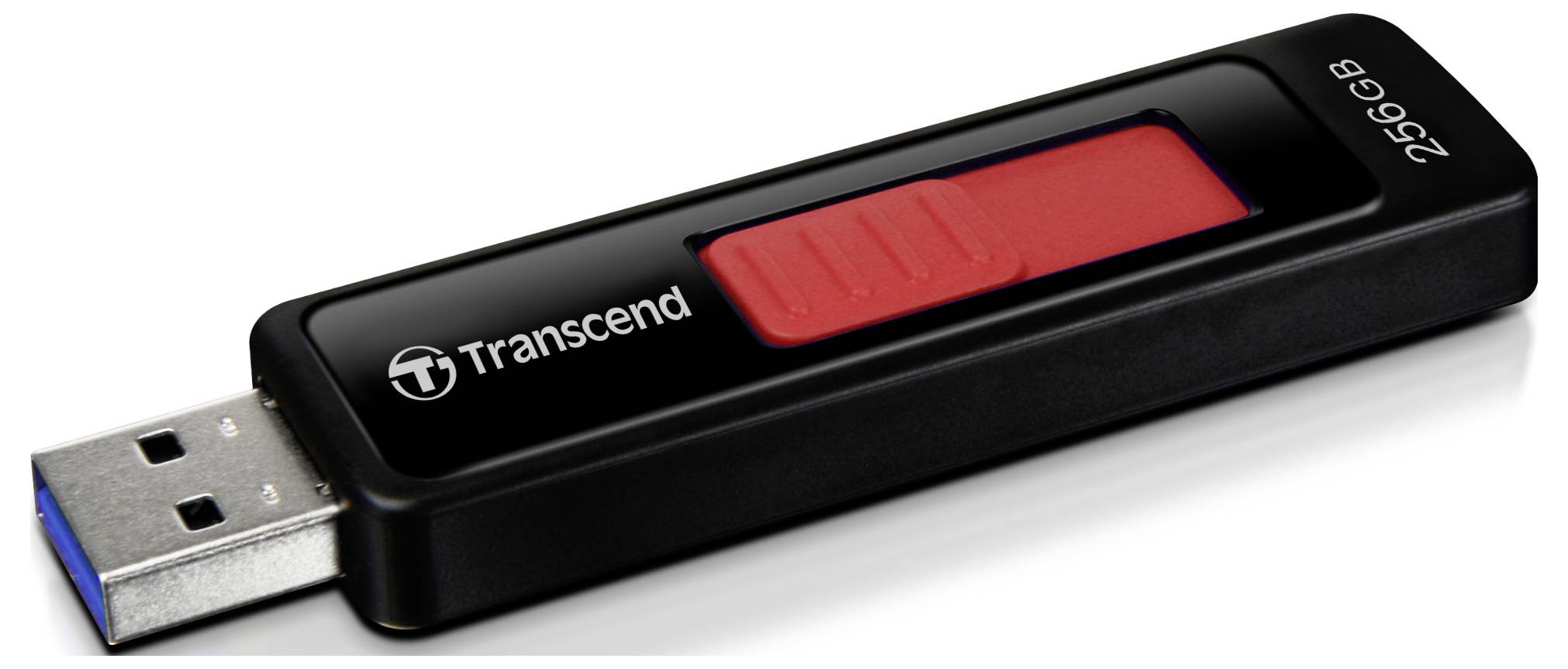 Transcend TS256GJF760 USB-Stick Retail 256 GB Schwarz/Rot TS256GJF760 USB-A (USB 3.2 Gen 1)