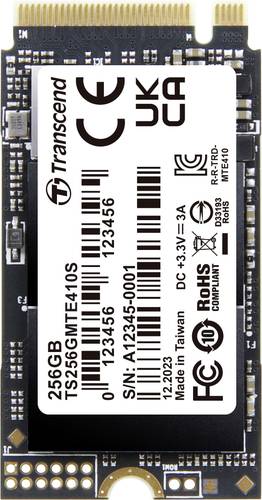 Transcend 256 GB Interne M.2 SSD PCIe NVMe 4.0 x4 Retail TS256GMTE410S