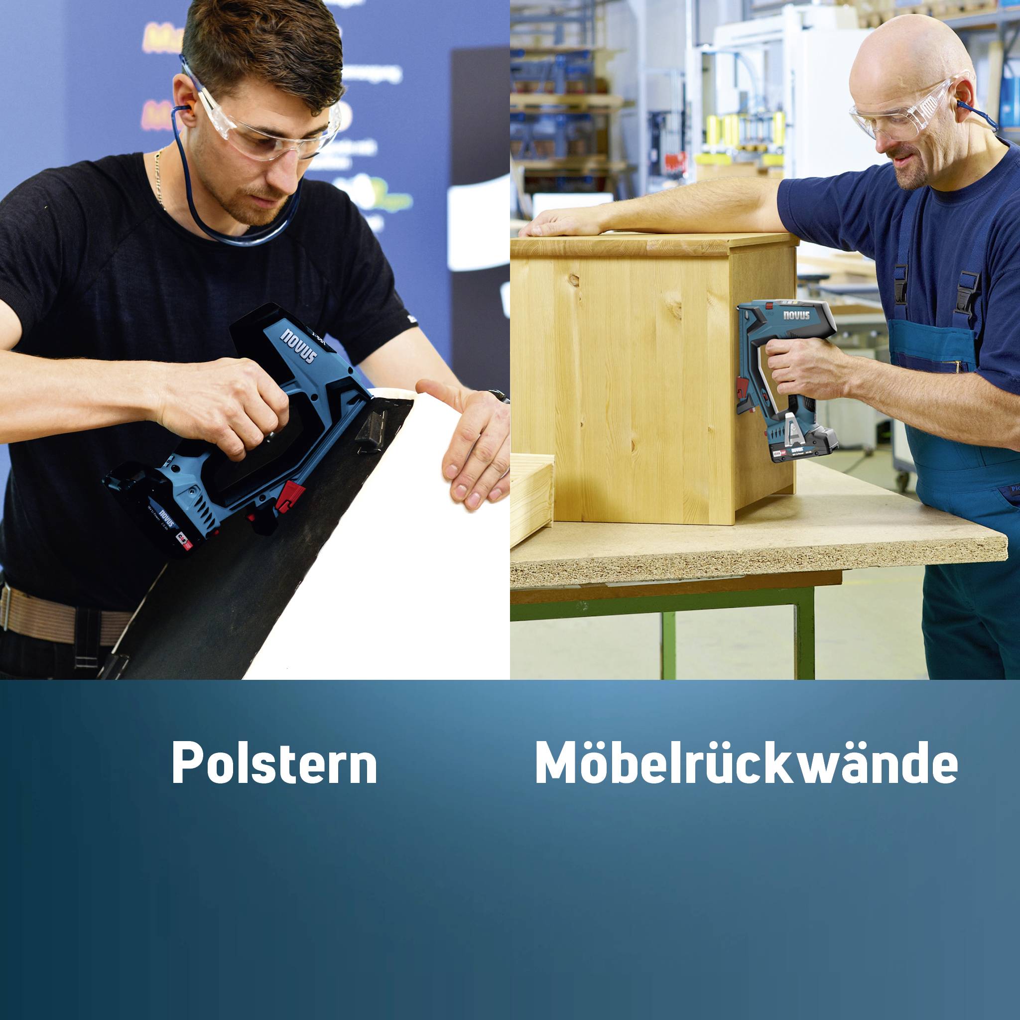 Novus Tools J-550 031-0375 Akkutacker Klammerntyp Typ 37, Typ 53 Klammernlänge 6 - 14mm inkl. Akku, inkl. Ladegerät, inkl. Koffer