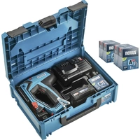 Novus Tools J-550 031-0375 Akkutacker Klammerntyp Typ 37, Typ 53 Klammernlänge 6 - 14mm inkl. Akku, inkl. Ladegerät, inkl. Koffer Novus Tools J-550 031-0375 Akkutacker Klammerntyp Typ 37, Typ 53 Klammernlänge 6 - 14mm inkl. Akku, inkl. Ladegerät, inkl. Koffer