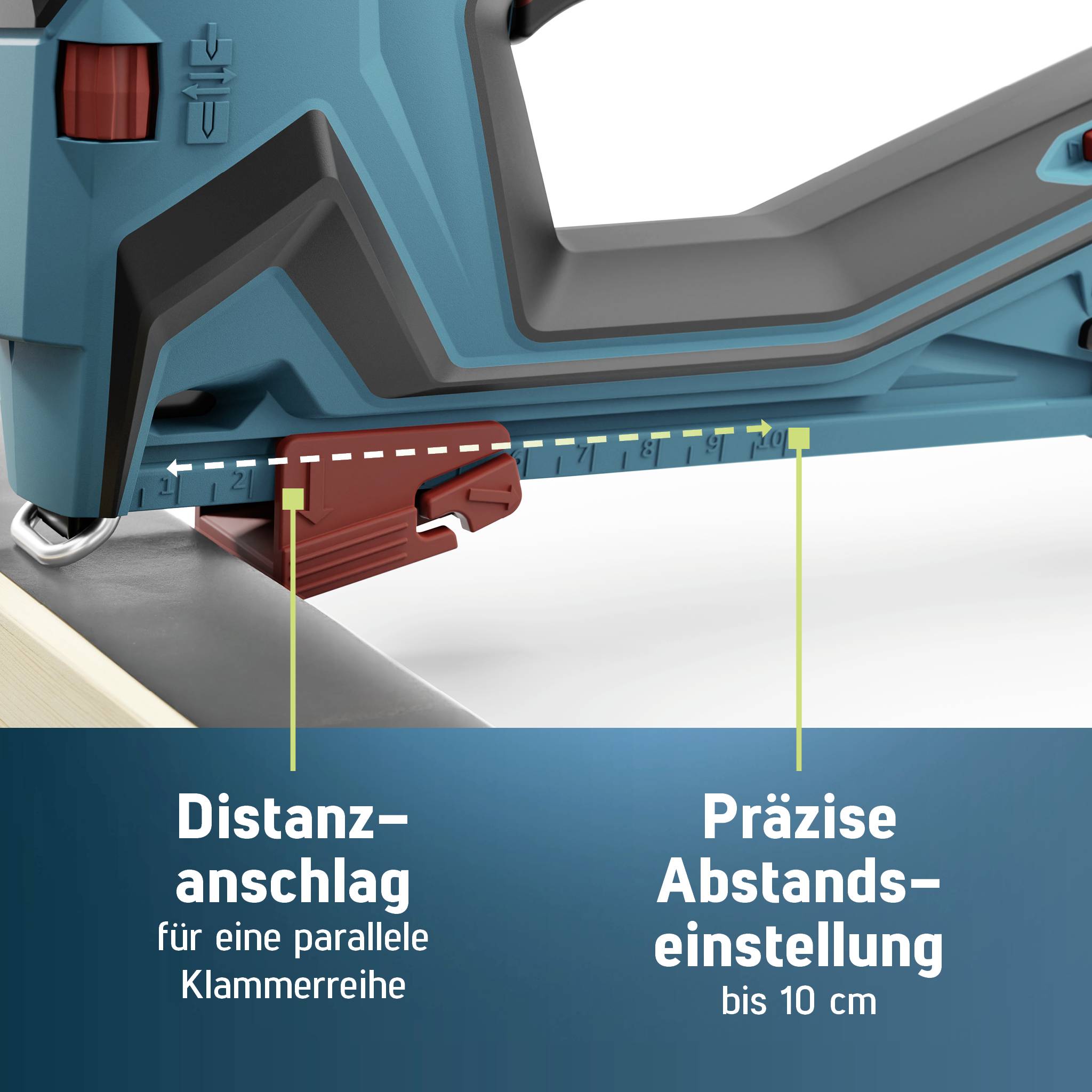 Novus Tools J-551 031-0374 Akkutacker Klammerntyp Typ 11, Typ 53F Klammernlänge 6 - 14mm ohne Akku, ohne Ladegerät
