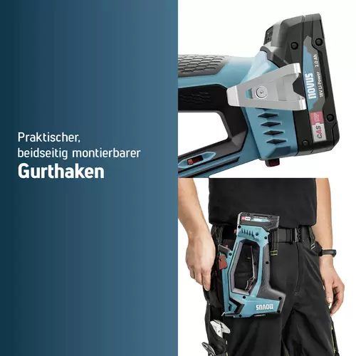 Novus Tools J-551 031-0376 Akkutacker Klammerntyp Typ 11, Typ 53F Klammernlänge 6 - 14mm inkl. Akku, inkl. Ladegerät, inkl. Koffer Novus Tools J-551 031-0376 Akkutacker Klammerntyp Typ 11, Typ 53F Klammernlänge 6 - 14mm inkl. Akku, inkl. Ladegerät, inkl. Koffer