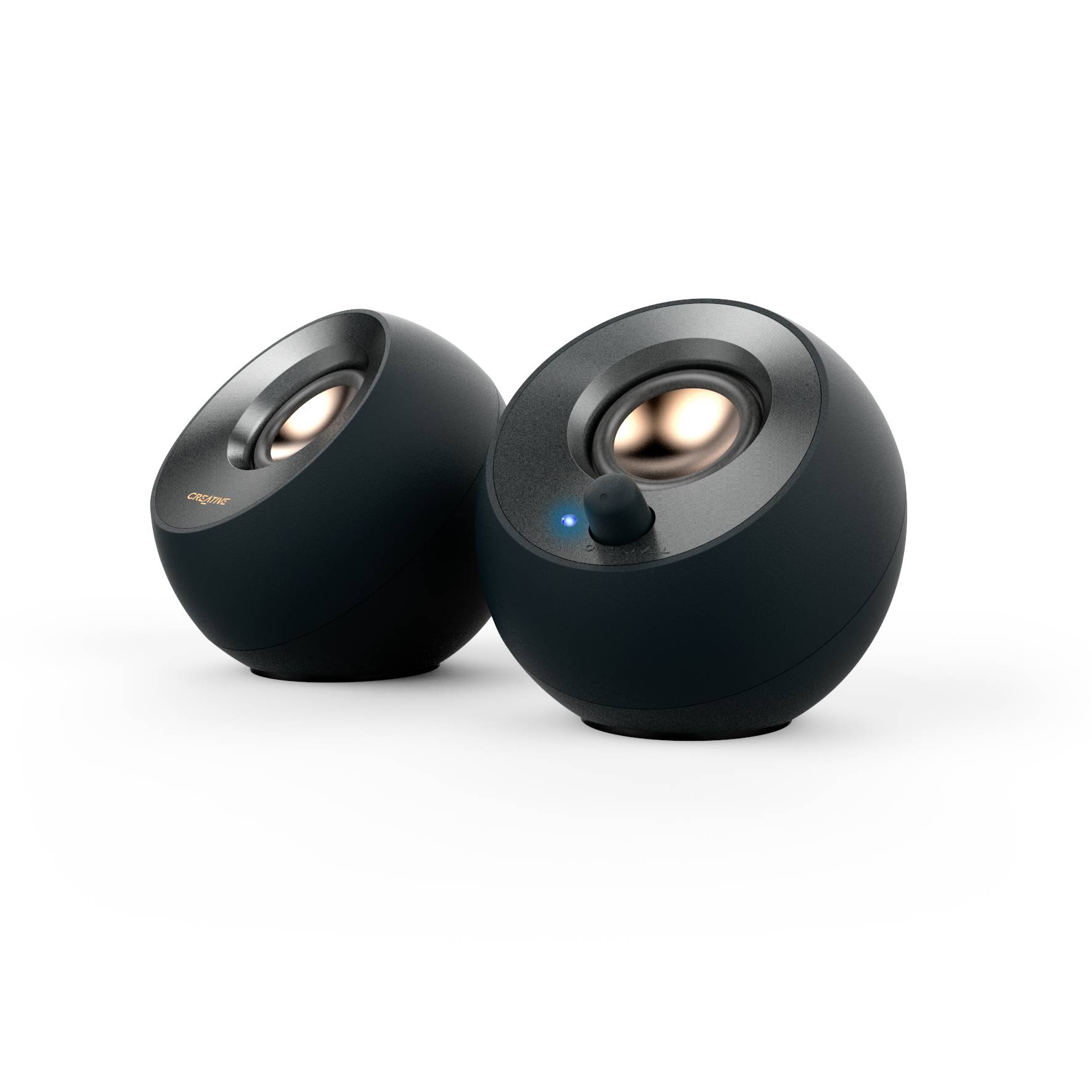 Creative Pebble V2, 2.0 2.0 PC-Lautsprecher Kabelgebunden 4W Schwarz