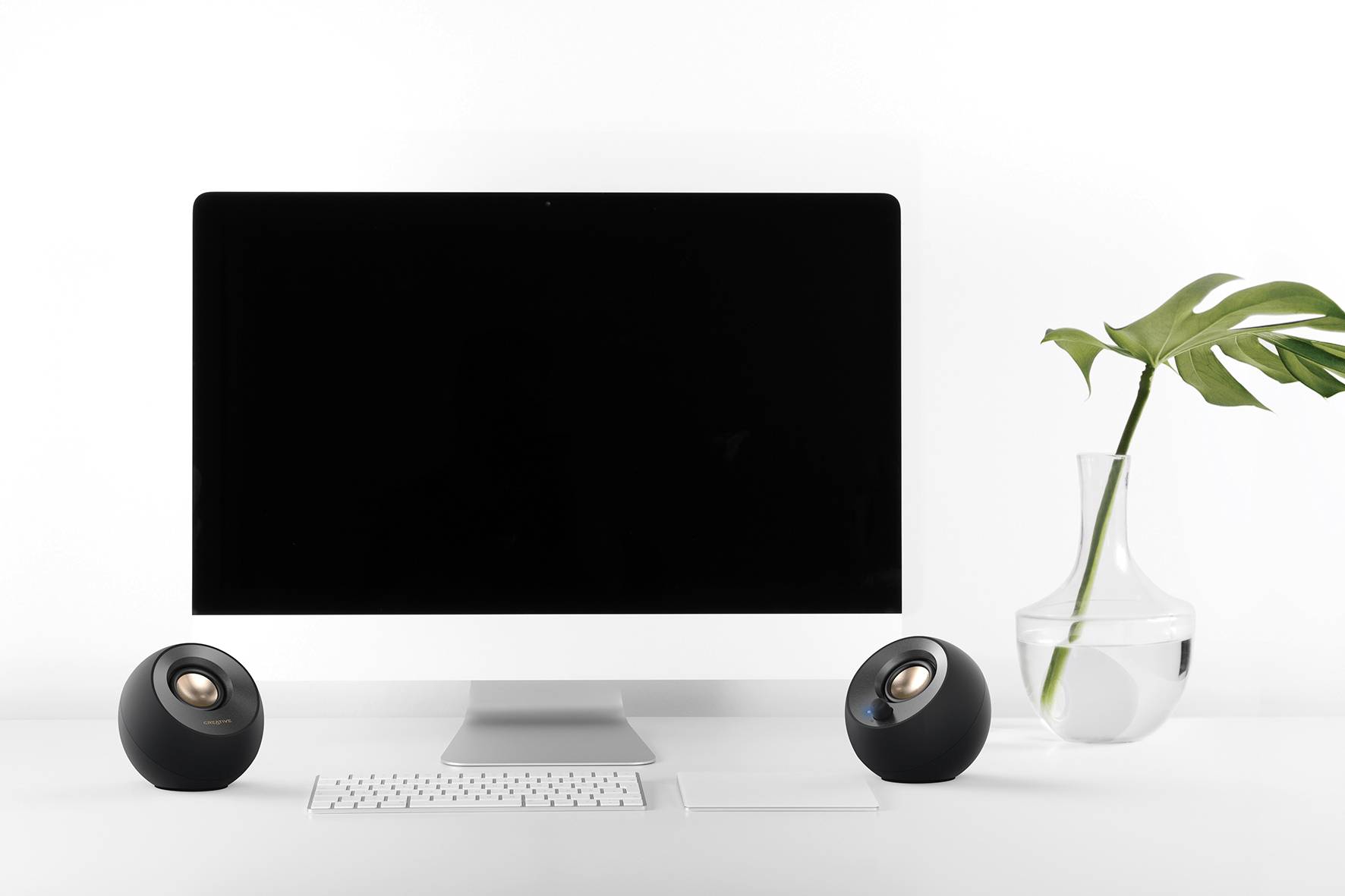 Creative Pebble V2, 2.0 2.0 PC-Lautsprecher Kabelgebunden 4W Schwarz