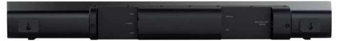 Creative Stage V2, 2.1 Soundbar Schwarz inkl. kabelgebundenem Subwoofer