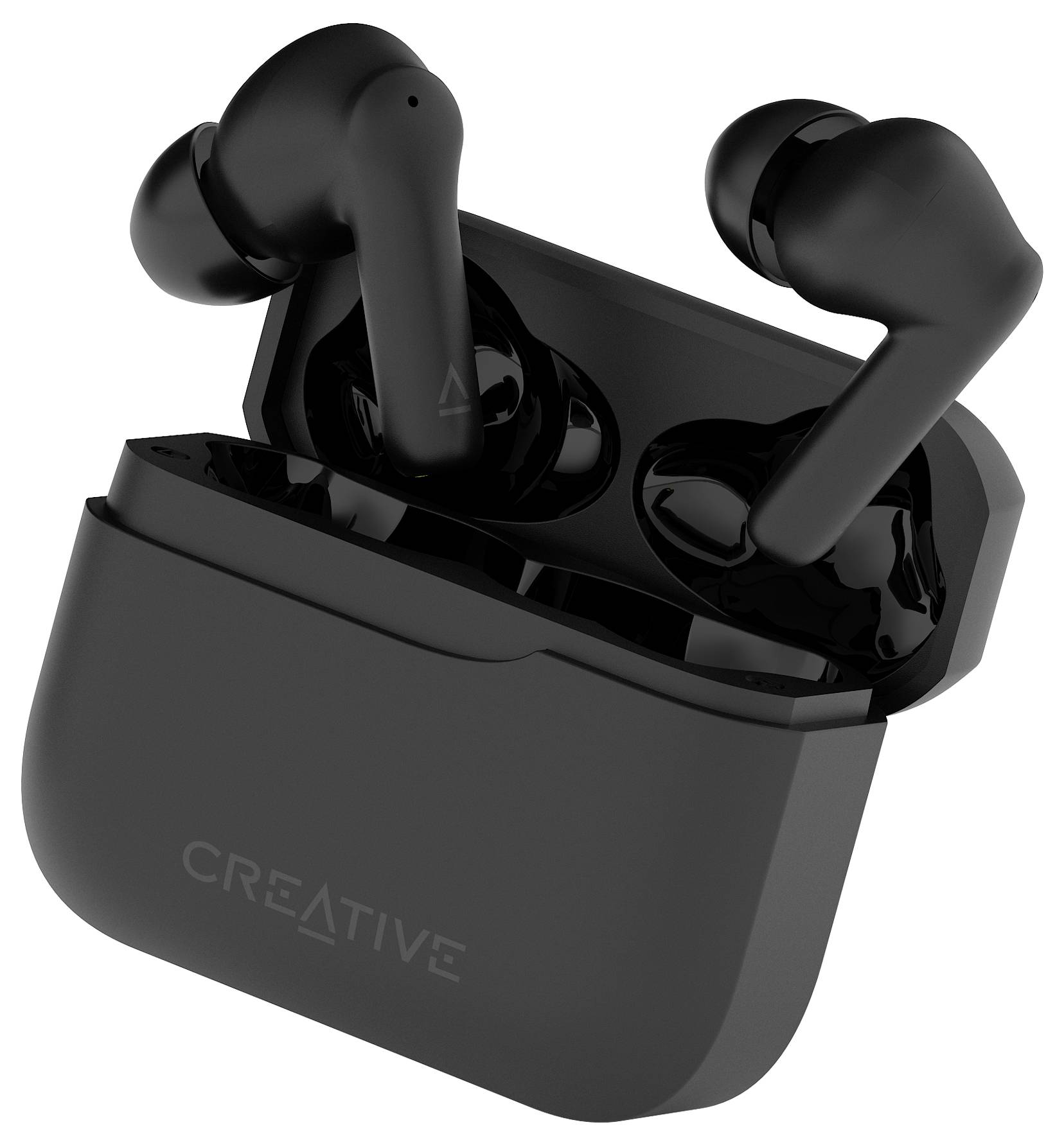 Creative Zen Air 2 In Ear Kopfhörer Bluetooth® Schwarz Schweißresistent, Wasserbeständig, Batterieladeanzeige, inkl. Lade- und