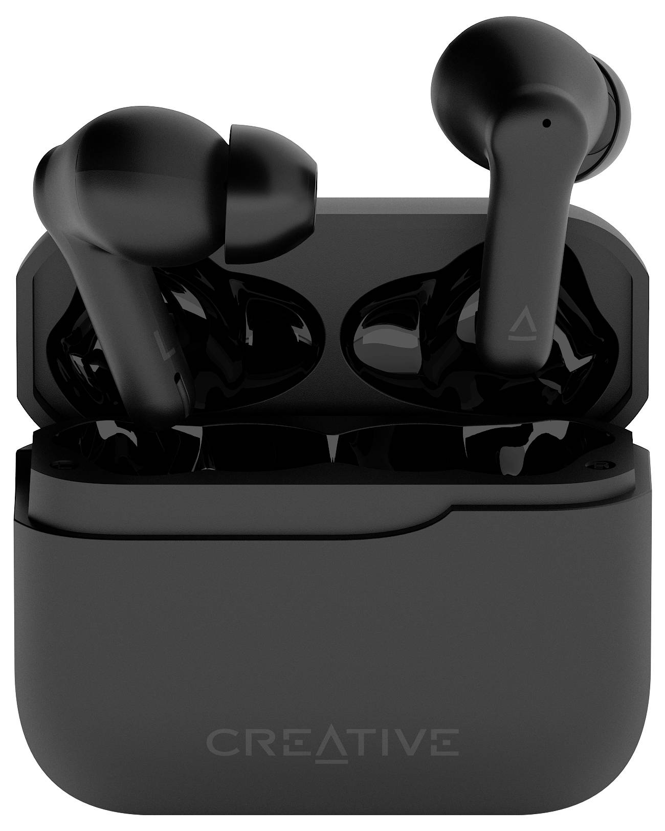 Creative Zen Air 2 In Ear Kopfhörer Bluetooth® Schwarz Schweißresistent, Wasserbeständig, Batterieladeanzeige, inkl. Lade- und