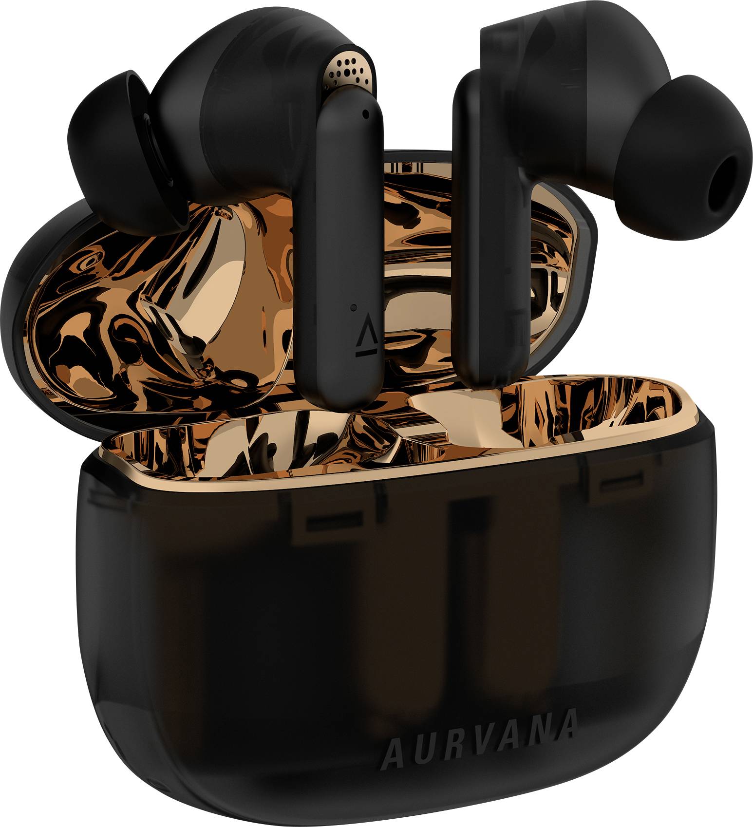 Creative Aurvana Ace 2 In Ear Kopfhörer Bluetooth® Schwarz Schweißresistent, Wasserbeständig, Batterieladeanzeige, inkl. Lade-