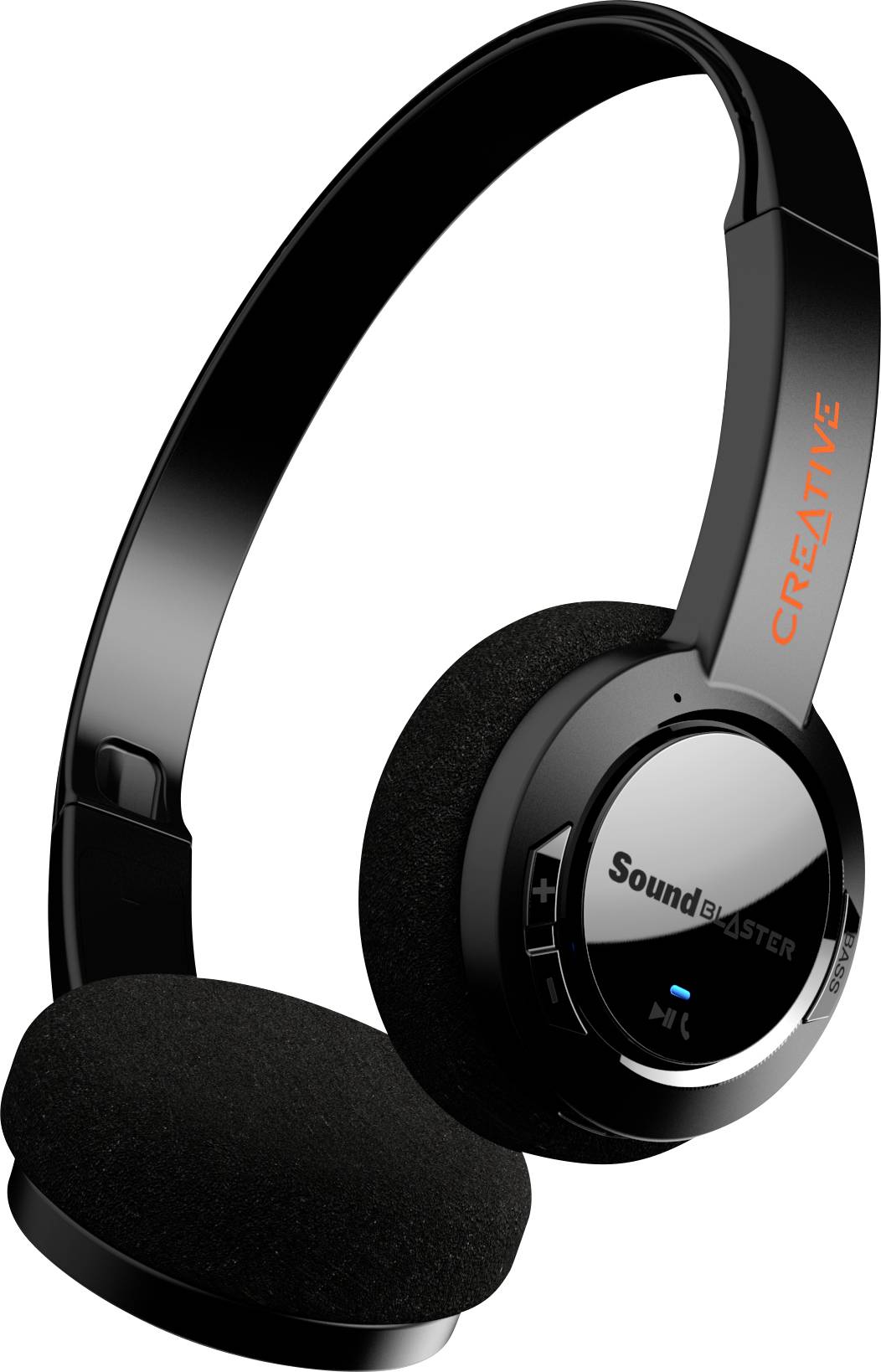 Creative Sound Blaster Jam V2 On Ear Headset Bluetooth® Stereo Schwarz Lautstärkeregelung, Mikrofon-Stummschaltung