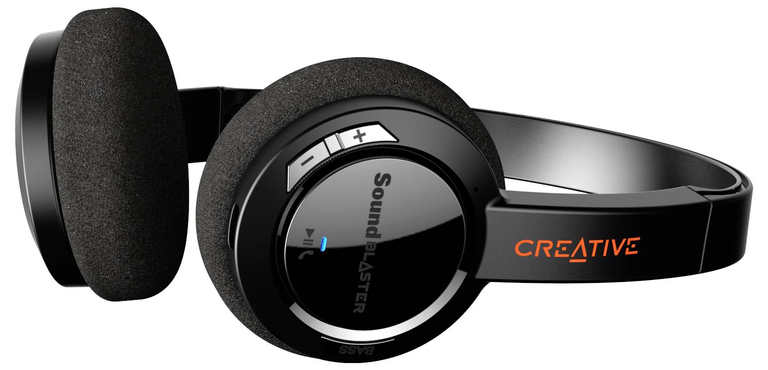 Creative Sound Blaster Jam V2 On Ear Headset Bluetooth® Stereo Schwarz Lautstärkeregelung, Mikrofon-Stummschaltung