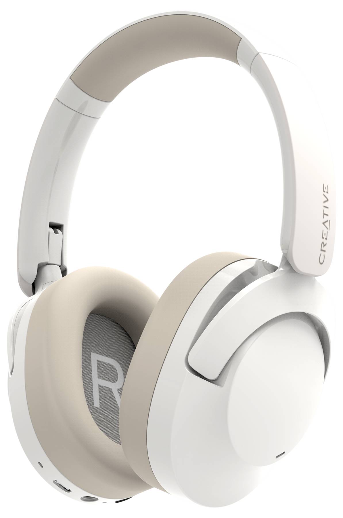 Creative Zen Hybrid 2 On Ear Headset Bluetooth® Stereo Creme Lautstärkeregelung, Mikrofon-Stummschaltung
