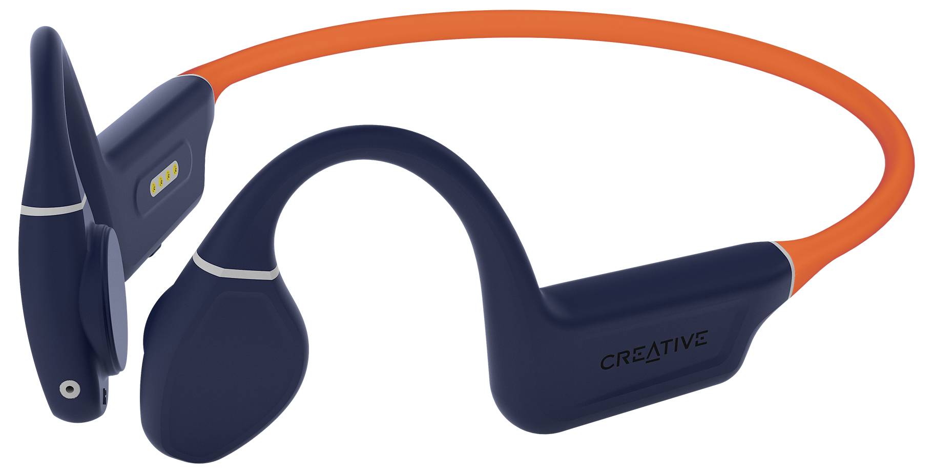 Creative Outlier Free Pro+ On Ear Headset Bluetooth® Stereo Orange Wasserbeständig