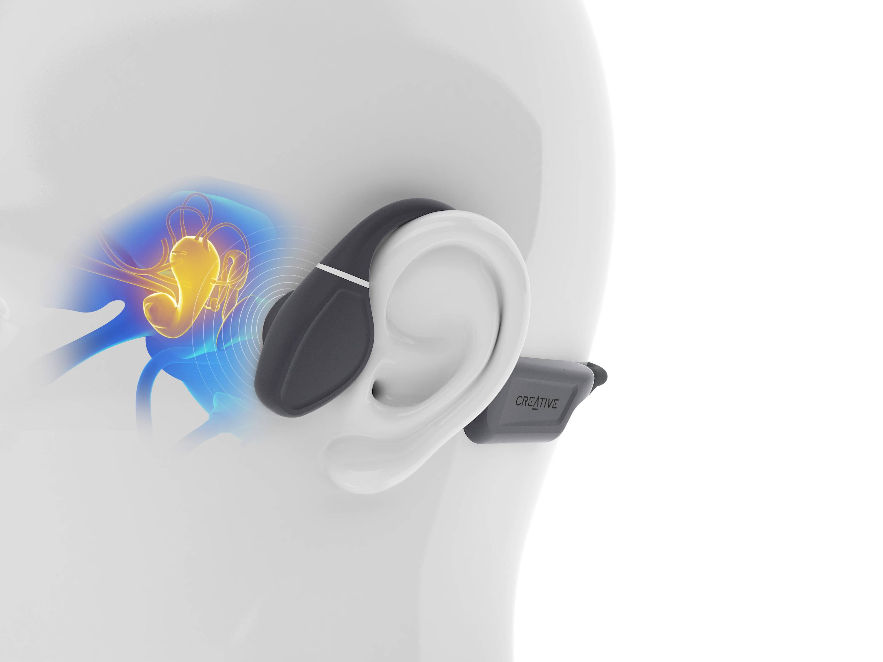 Creative Outlier Free+ On Ear Headset Bluetooth® Stereo Schwarz