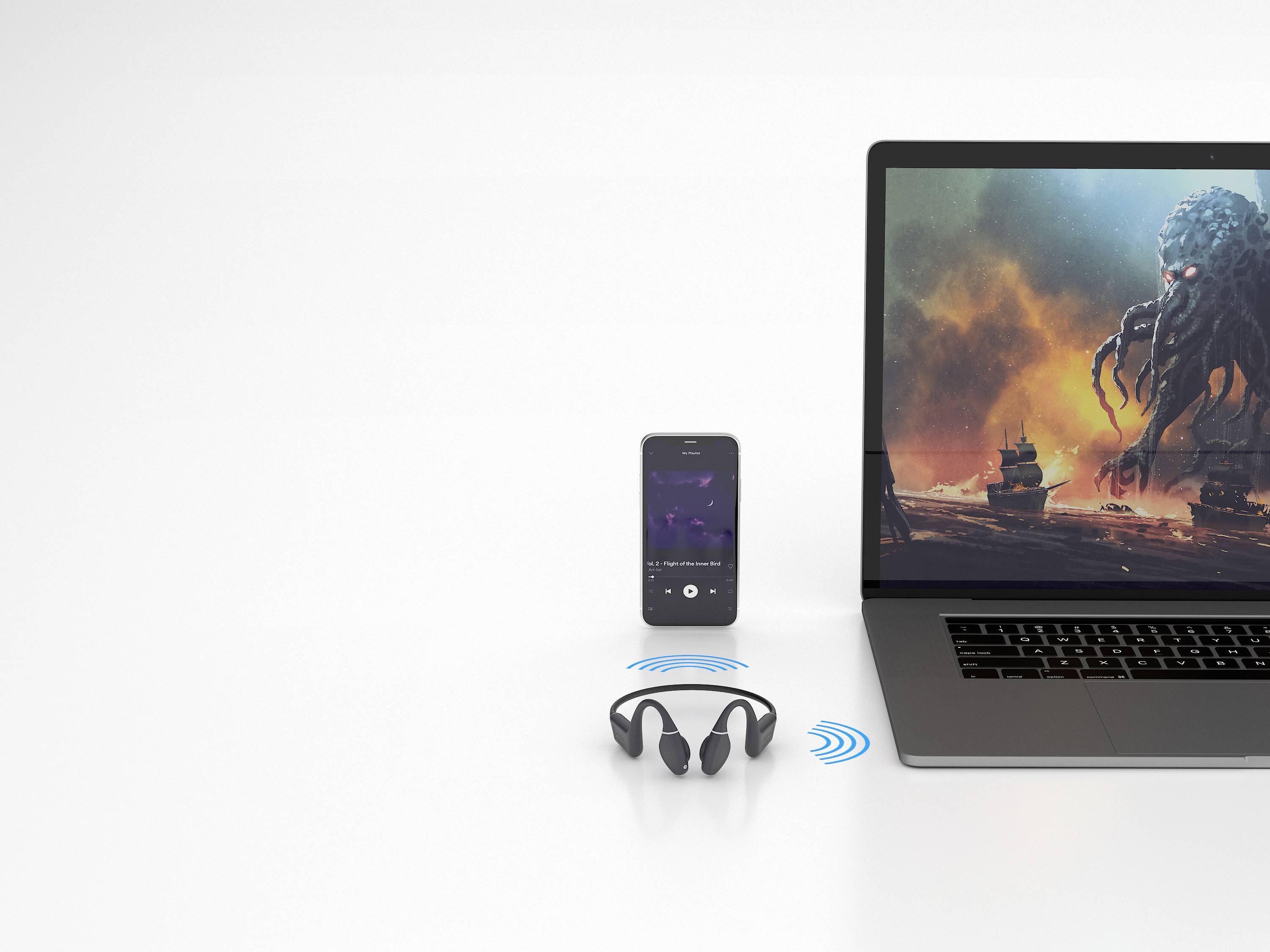 Creative Outlier Free+ On Ear Headset Bluetooth® Stereo Schwarz