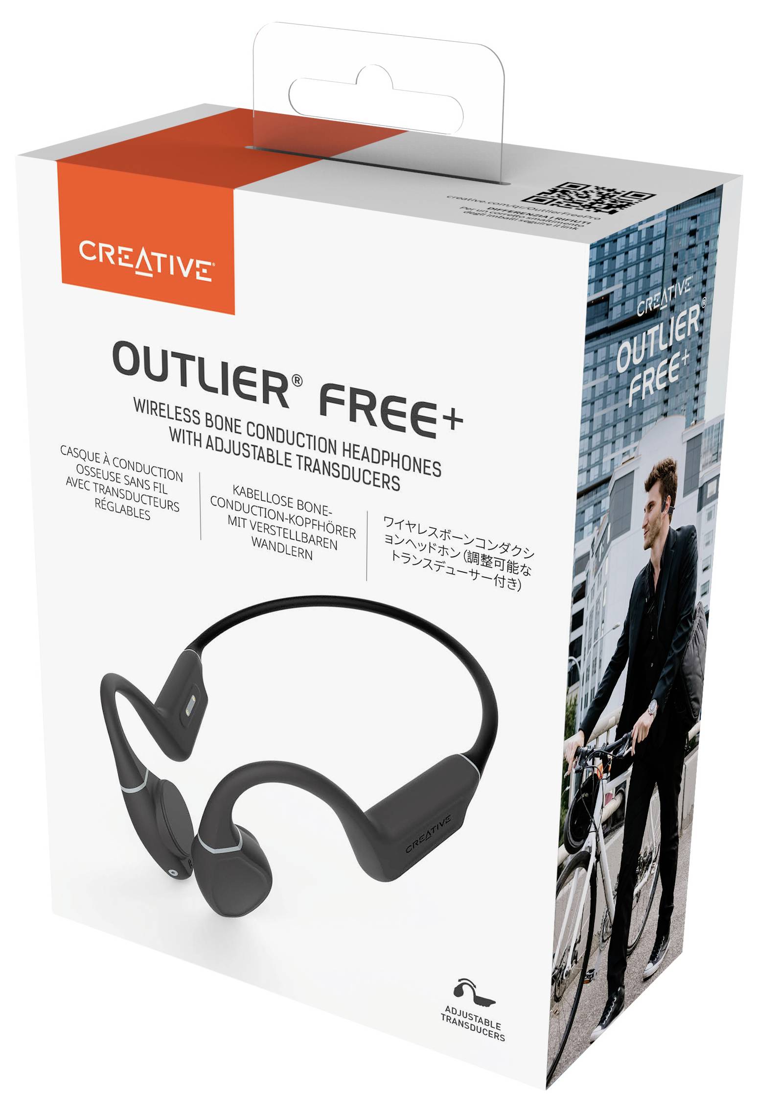 Creative Outlier Free+ On Ear Headset Bluetooth® Stereo Schwarz