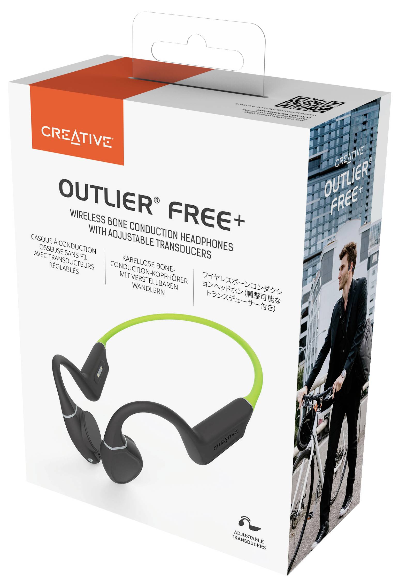 Creative Outlier Free+ On Ear Headset Bluetooth® Stereo Grün